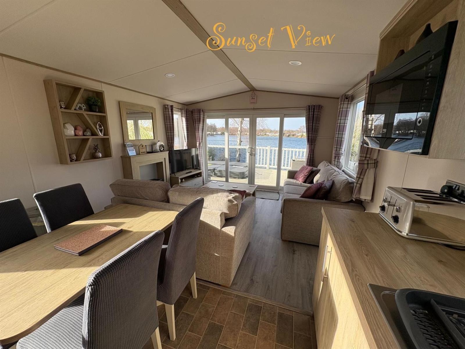 Tattershall Lakes Sunset View Caravan Lakeside, Hot Tub, Garden, Private Fishing Peg & Wifi Eksteriør bilde